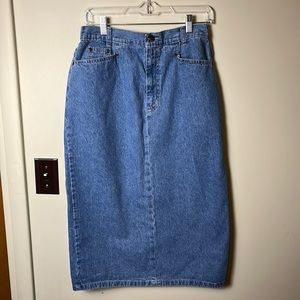 Blue Jean Skirt